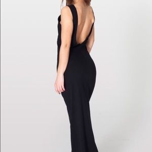 NWT American Apparel Long Scoop Backless Dress